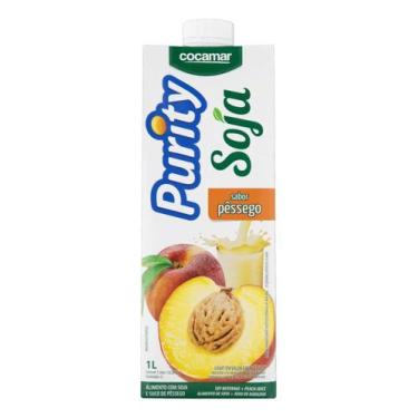 Imagem de Bebida a Base de Soja Pessego Purity Caixa 1l