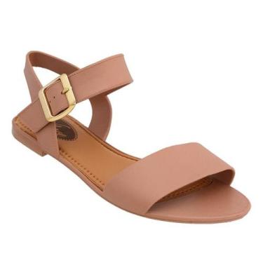 Imagem de Sandalia Feminina Fivel Rasteirinha Antiderrapante Chinelo com Fivela 