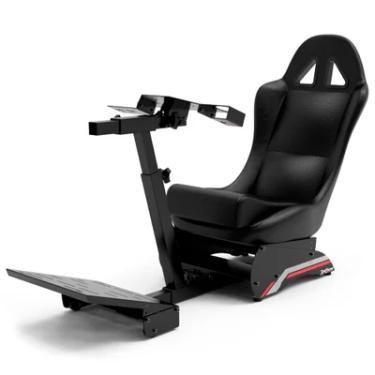 Imagem de Cockpit Extreme Simracing Simulador Suporte Para Volante X Retrátil V3 Preto, Logitech G27,g29,g920,g923, Fanatec, Thrustmaster, Simagic