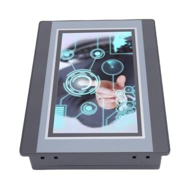 Imagem de Hyuduo Controlador Lógico Programável de Tela de Toque de 7 Polegadas HMI PLC Com ARM9 CPU 4H Toque Resistivo 24in 24Out Saída para Desenvolvedor GX GX Works2 Modbus RS232 RS485