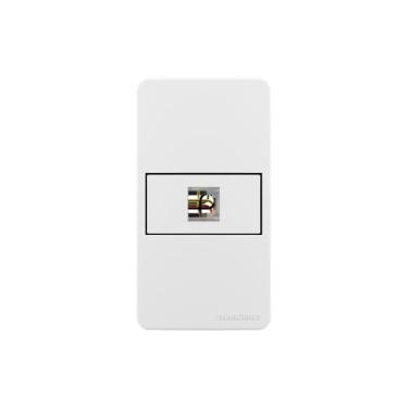 Imagem de Placa para Condulete Caixa 3/4" com Tomada para Telefone MarGirius Sle
