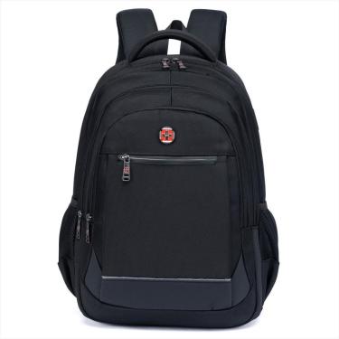 Imagem de Mochila Crosswave Executiva Trabalho Notebook Grande Reforçada Usb Masculina 28 Litros-Unissex