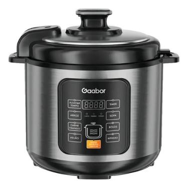 Imagem de Panela De Pressão Elétrica Orion Gaabor 6l 1000w Inox Cor Prateado, Bi