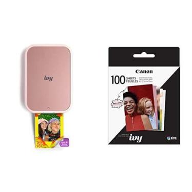 Imagem de Impressora fotográfica Canon IVY 2 Mini Blush Pink +100 folhas