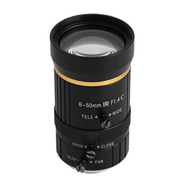 Imagem de Lente CCTV, abertura de lente de câmera de 3MP 1/2 Telefoto 8-50mm para câmeras de segurança de alto zoom