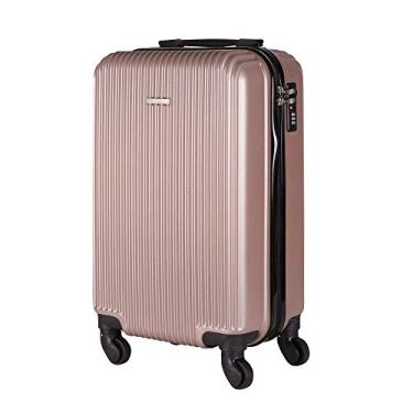 Imagem de Mala de Bordo em ABS Com 4 Rodas 360 - Roncalli Tokio (Rose)