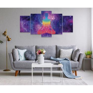 Imagem de Quadro Decorativo Sala Quarto Escritório Chakra Meditação