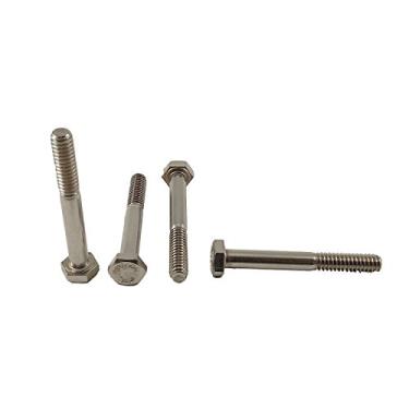 Imagem de Parafusos de cabeça hexagonal inoxidável 1/4-20 (1,27 cm a 12,7 cm de comprimento na listagem), aço inoxidável 304, 100 peças, 1/4 X 2"