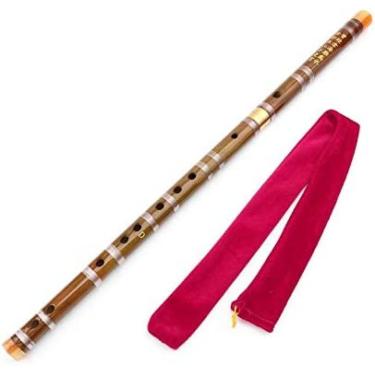 Imagem de Flauta De Bambu Profissional De Sopro De Madeira Chinesa C D E F G Tecla Transversal Flauta Dizi,D,incomparable123