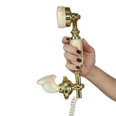 Imagem de Gancho Monofone Telefone Fixo Vintage Ligaçao Atende Decoraçao Enfeite