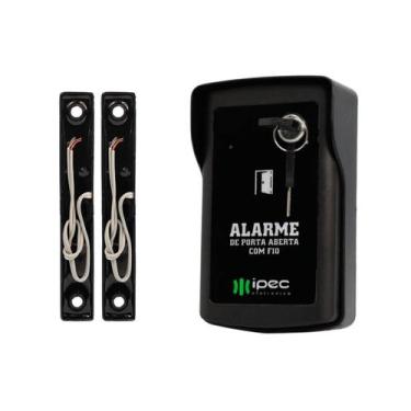 Imagem de Sensor magnético com fio mc21 com alarme de porta aberta  - IPEC