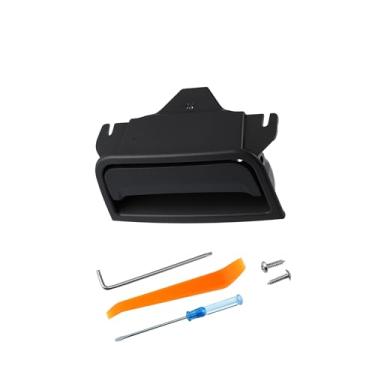 Imagem de Partuto 1 conjunto 22861304 placa de trava da tampa do apoio de braço do console central para Chevy Silverado1500 2014-2018 para GMC Sierra Yukon Substituição da tampa do console central preto