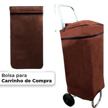 Imagem de Bolsa De Compras Saco Capa Para Carrinho De Feira Reforçado - WAVE SHO