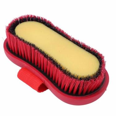 Imagem de Escova para Cuidar de Cavalos, Cerdas Macias Antiderrapantes Com Aderência Ergonômica, Limpeza Profunda para Crina de Cavalo, Esponja de Limpeza Eficiente para Banho de Cavalos
