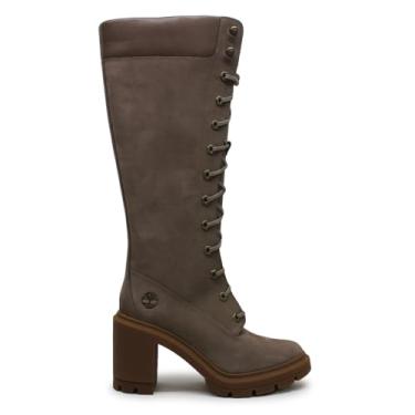 Imagem de Timberland Bota feminina Allington Heights 15 cm, Cinza-acinzentado, 7.5