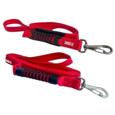 Imagem de Kit 2 Guias Curta + Longa com Alças Emborrachadas - Canadá K9 - Canadá