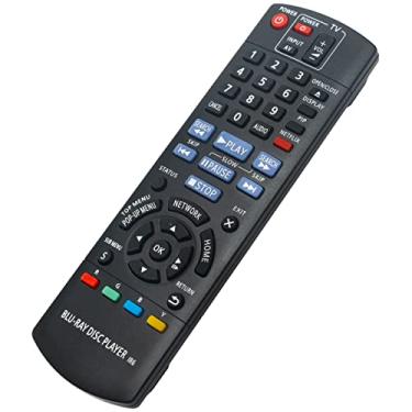 Imagem de Controle remoto de substituição N2QAYB000575 IR6 para leitor de DVD Panasonic Blu-Ray Disc DMP-BD75 DMP-BD755 DMP-MST60 DMP-MS10 DMP-BDT210 DMP-BDT110 DMP-BDT215 DMP-BDT310 sub N2QAYAYB000575 B0005 74
