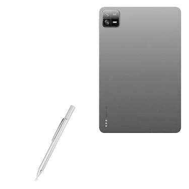 Imagem de BoxWave Caneta Stylus compatível com Xiaomi Pad 6 Pro - Caneta Stylus capacitiva FineTouch, super precisa - prata metálica