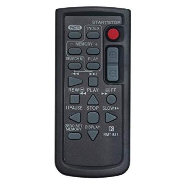Imagem de RMT-831 Reposição de controle remoto para câmera Sony Handycam Vedio Gravador de câmera DCR-TRV460 HVR-A1J HVR-A1U HVR-A1N HVR-A1E HVR-A1P HVR-A1C DCR-HC40 DCR-HC30 DCR-PC330 DCR-PC330 DCR-HCDCR-HCDHCD85 CR-HC1