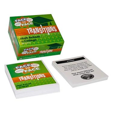 Imagem de Harvest Time Partners Face to Face Transitions Teen Card Game - High School to College Edition, Ages 17 and Up, Develops Mindfulness and Open Communication