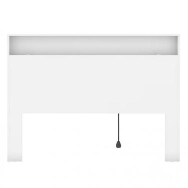 Imagem de Cabeceira Para Cama Box Casal Bartira Versatti Com Tomada Branco