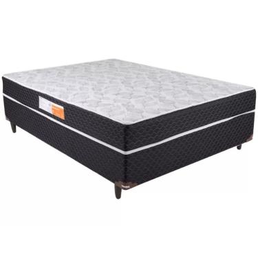 Imagem de Cama Box Casal Molas Ensacadas Aspen Conforto Qualidade - Fabrica 1 Móveis