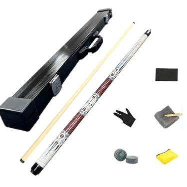 Imagem de Taco de Sinuca CQBXRD - 1/2 Estrutura em Madeira de Bordo Canadense, 147 cm (58 pol.), Cabeça 13 mm (Tacos de bilhar e acessórios+ barril box C, 13mm)