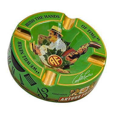 Imagem de Cinzeiro de porcelana Arturo Fuente edição limitada, grande, 22,16 cm, verde