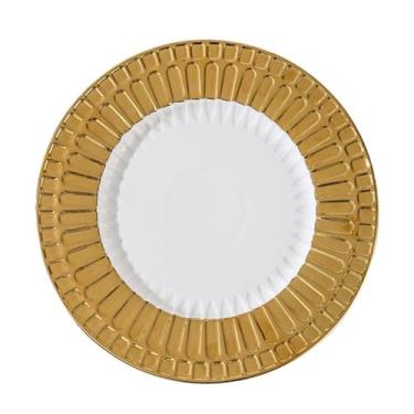 Imagem de URGDWEKJY Dinnerplates Prato de cerâmica em relevo prato de restaurante prato de cerâmica doméstico prato raso prato de sobremesa prato prato de salada bandeja de jantar (A,A)