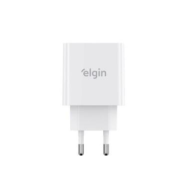 Imagem de Carregador de Tomada 20W - 2 Saídas Tipo C - ElGIN