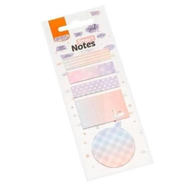 Imagem de Marcador de Pág. Smart notes textures cisne 20fls 5marc. Fl0200 - BRW,