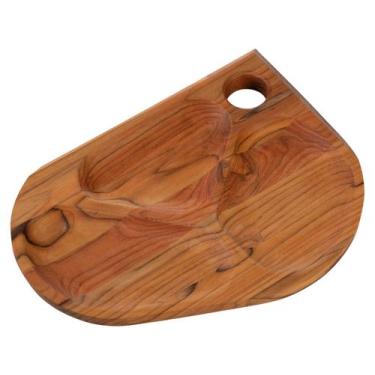 Imagem de Tábua de Servir de Madeira Tramontina Bruno Faucz Folium 35x27cm
