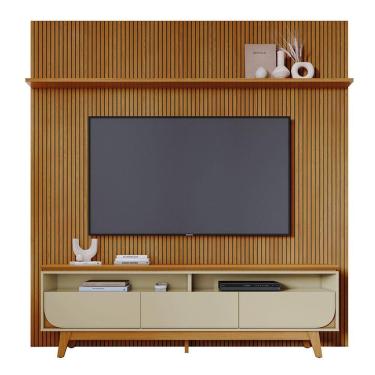 Imagem de Combo Painel De Tv 60 Polegadas + Rack Luna - 7 Decor Cumaru E Opala