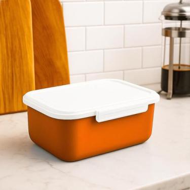 Imagem de Pote Plásticos 1L Com Trava Kit Para Marmita Fitness Microondas e Gela