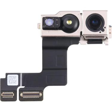 Imagem de Johncase Peça de substituição para câmera frontal de 12 MP compatível com iPhone 15 Plus (todas as operadoras)