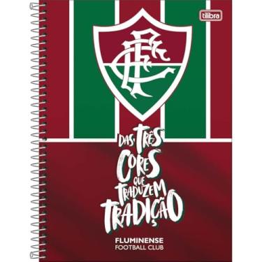 Imagem de Caderno Fluminense Oficial TILIBRA Universitário ESPIRAL - 10 Matérias 160 Folhas (Das três cores…)