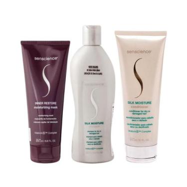 Imagem de Senscience Silk Moisture Shampoo 280ml + Condicionador 240ml + Inner R