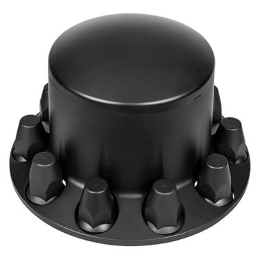 Imagem de United Pacific Tampa do eixo traseiro 10335 preto fosco com tampa de rosca de 33 mm