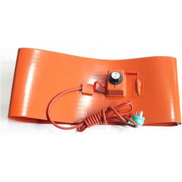 Imagem de Aquecedor De Tambor Com Termostato, Aquecedor De Tambor, 30-150 °c Aquecedor De Tambor De óleo Com Termostato, Para Tambores De óleo, Tubos, Tanques De água, Knob, 15L/970x120mm 300W