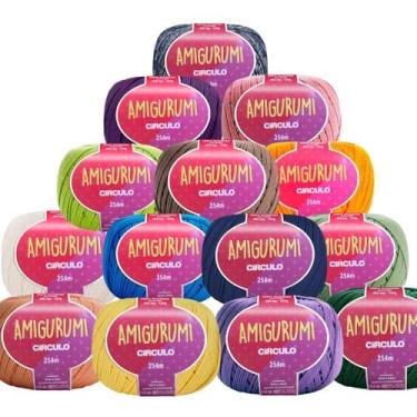 Imagem de Kit 10 linha Amigurumi 254m Circulo - Escolha as Cores