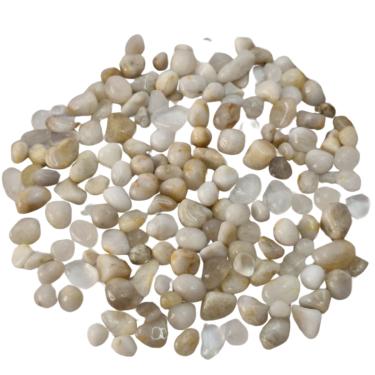 Imagem de Pedra Quartzo Opalado Rolado 0,2 a 1 cm 1 kilo Natural