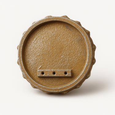 Imagem de Incensário Redondo 8cm 3 varetas Universal Palha Resina