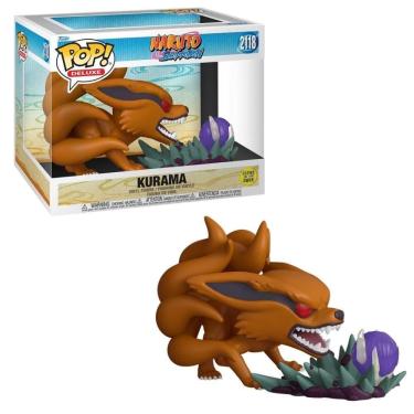 Imagem de Boneco Funko Pop! Deluxe Naruto Shippuden - Kurama (glow)