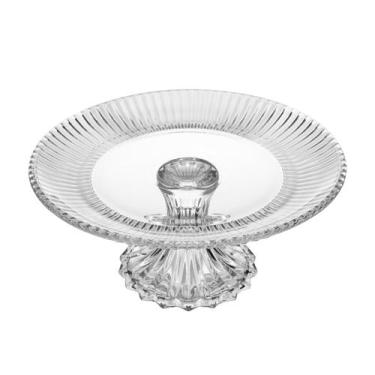 Imagem de Prato para Bolo com Pé Lyor Renaissance de Cristal 25cm