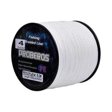 Imagem de Linha De Pesca Trançada PROBEROS 300M Com 4 Fios, Multifilamento Duráv