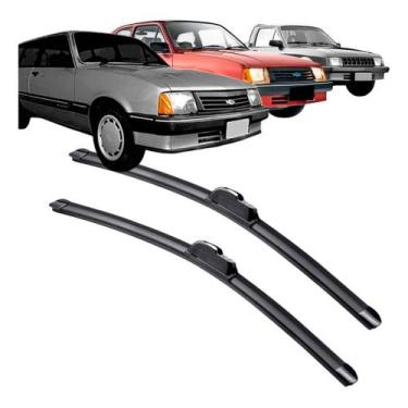 Imagem de Par Palheta Limpador Parabrisa Chevette/Marajo/Chevy 1973 a 1995 - Tig