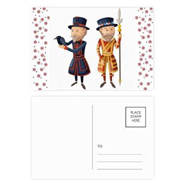 Imagem de Cartão postal da Grã-Bretanha, Reino Unido, Soldados Reais, Natal, Flor, Celebração, Cartão postal Blessing