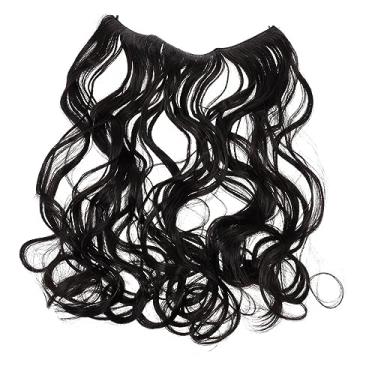 Imagem de POPETPOP 2 Unidades extensões de cabelo ondulado peruca cabelo encaracolado cabelo liso extensão de cabelo cacheado extensões de cabelo longo cachos Tecelagem de cabelo ampliar Acessórios