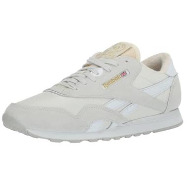 Imagem de Reebok Tênis masculino Cl Nylon, Cinza puro/branco/cinza puro, 6.5