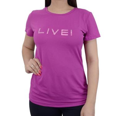 Imagem de Camiseta Feminina Live Icon Rosa Lotus - P1153-Feminino
